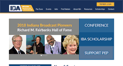 Desktop Screenshot of indianabroadcasters.org